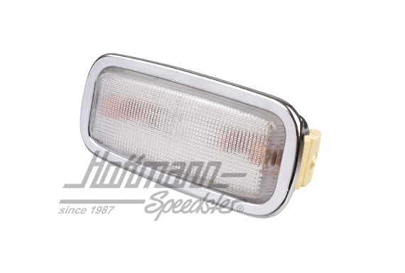 Plafoniera interna, 911 Coupé/356 C, superiore, bordatura cromata | 901 632 101 28 | 580-2802