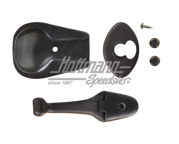 Set di riparazione, manovella tetto apribile, nero | 161 877 453 KIT Black | 020-5503-06
