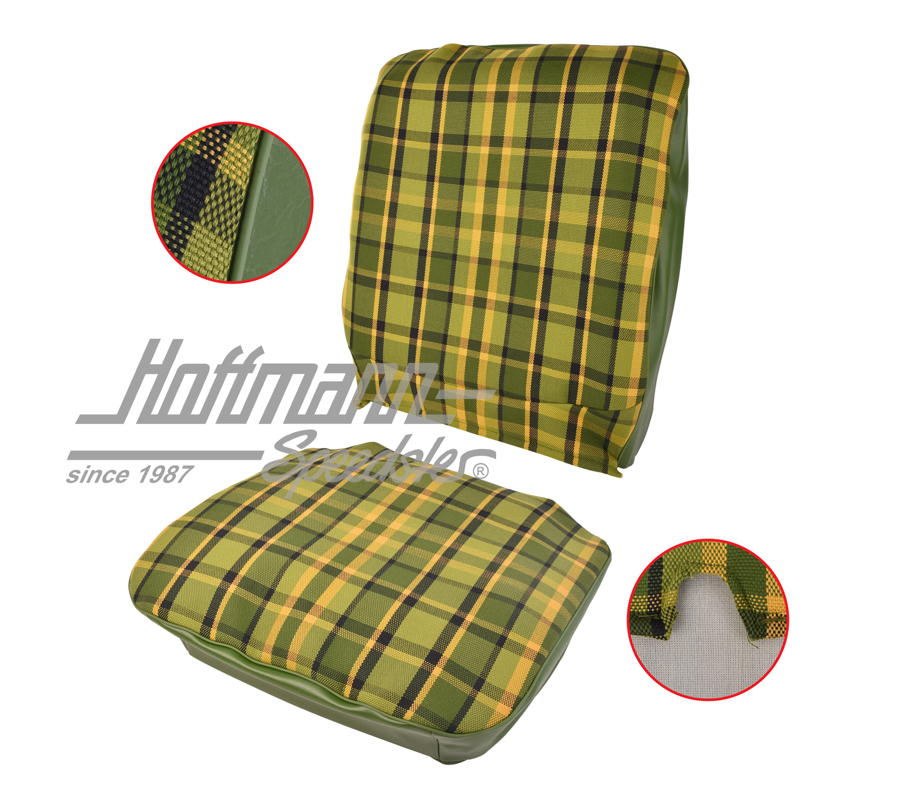 Coprisedile, Westfalia, verde/giallo, 68-74 |  | 098-1305-56