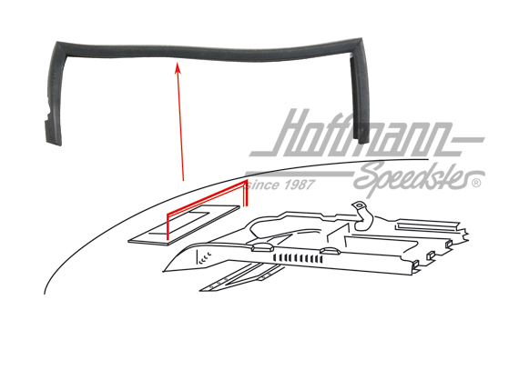 Guarnizione in condotto d'aria, 65-76 | 211 817 773 A | 089-1412-18