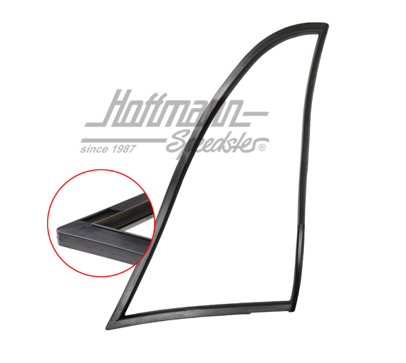 Guarnizione deflettore,Coupé, 76-94, sinistra | 901 542 921 21 | 515-0946-01