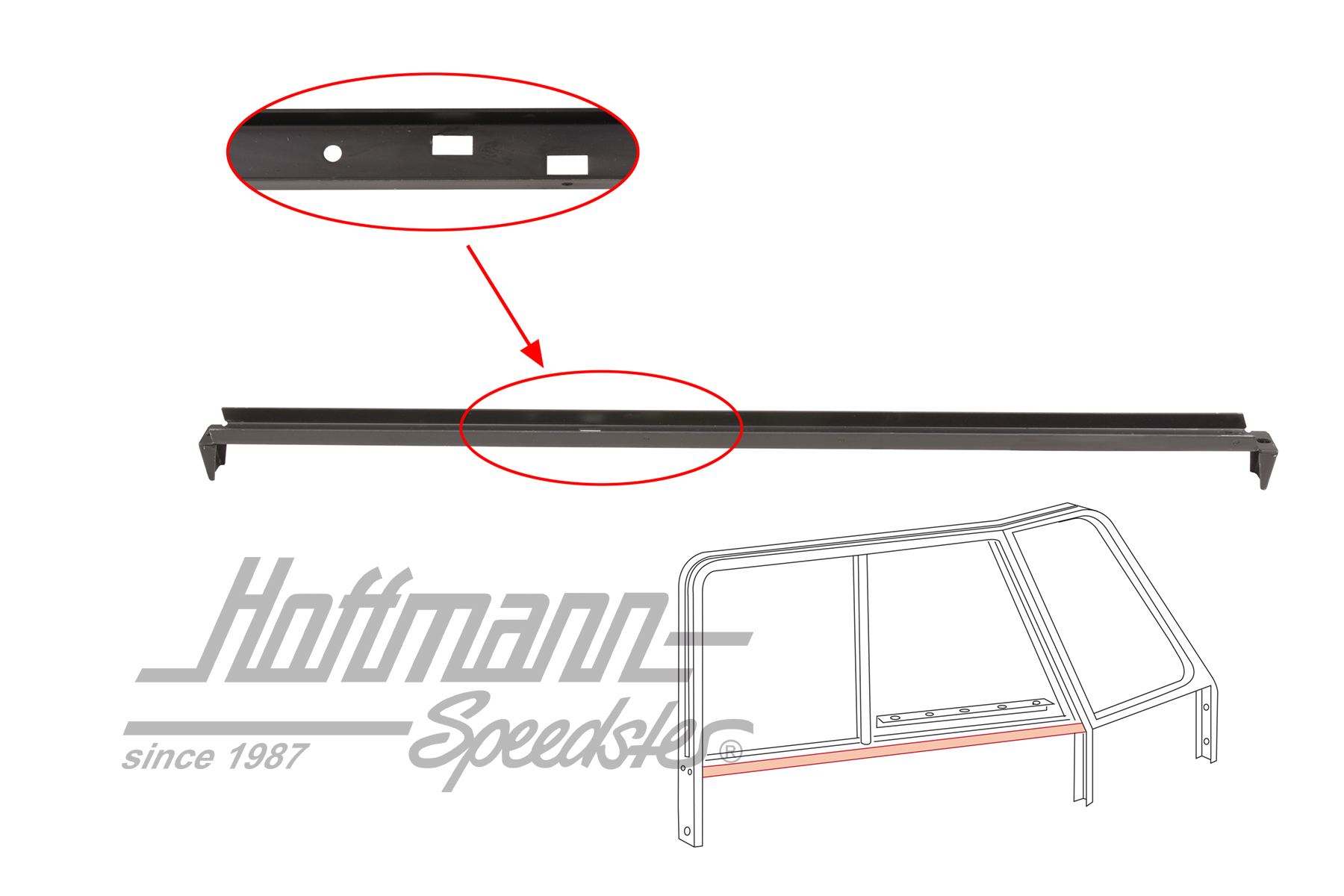 Guida della finestra
, sotto, Furgone T1, 55-67, sinistra | 211 837 387 | 089-4584-11