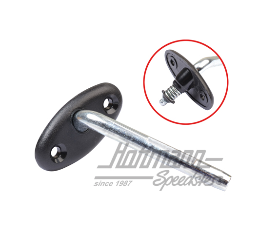 Supporto, alette parasole, 64-74, sinistra, nero | 141 857 559 B | 066-0108-21