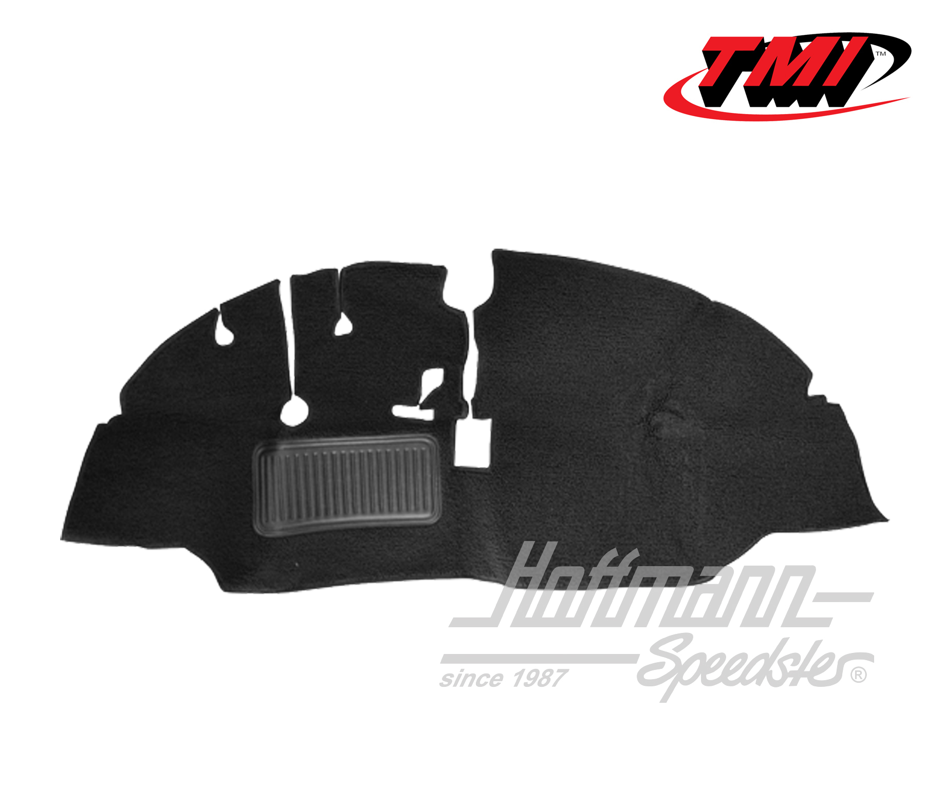 Tappeto, spazio per i piedi, Furgone T1, 65-67, nero | 34-F2102-301 | 098-0001