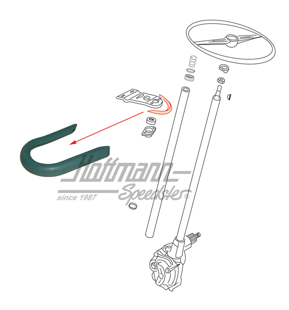 Protezione ginocchio, supporto volante, Furgone T1 | 211 415 639 GY | 089-4200