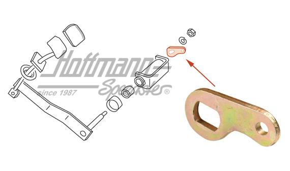 Leva, cavo frizione, anteriore,  55-67 | 211 721 374 | 088-3015-20