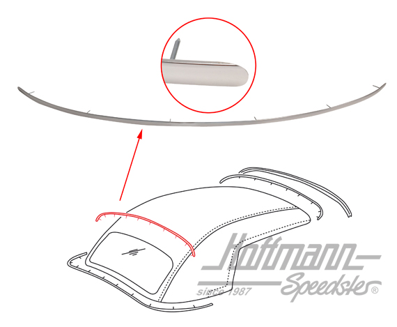 Listello da inchiodare, Porsche 356 A/B/C, Cabriolet                                                