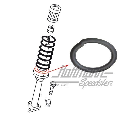 Supporto/anello ammortizzatore, molla di sospensione                                                