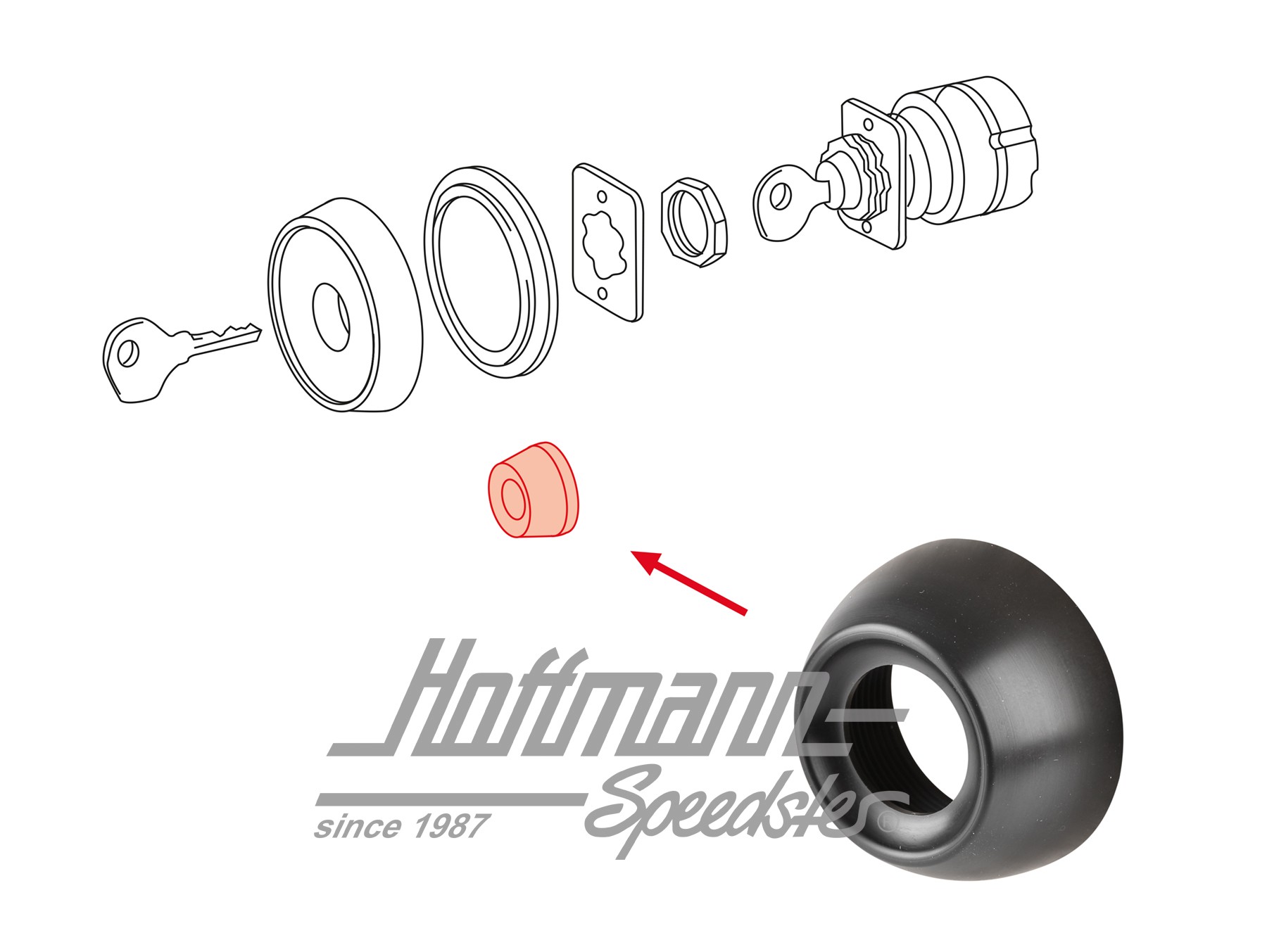 Dado, blocchetto di accensione
, 911/912, 65-68                                                    