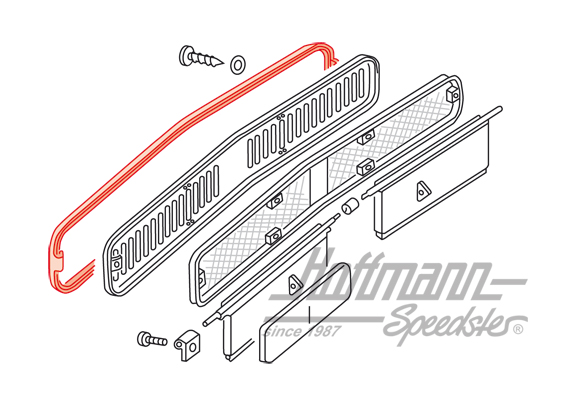 Telaio decorativo, griglia ammissione aria, -7.72                                                   