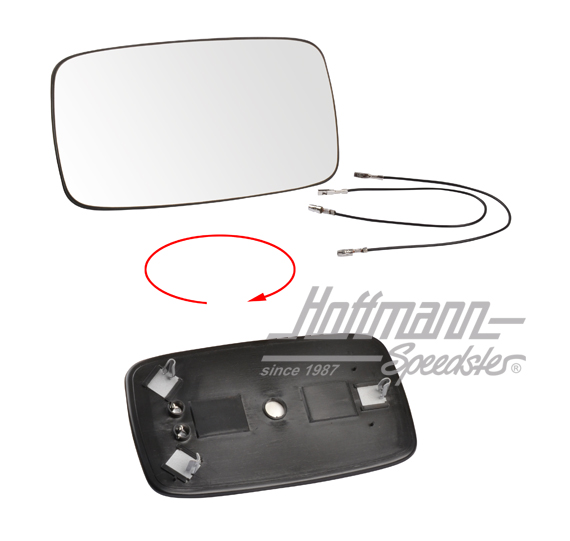 Vetro del retrovisore, elettrico / riscaldabile, 76-88                                              