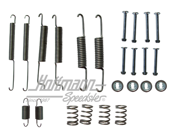 Kit di montaggio, ganasce del freno, posteriore, 78-92,180mm | 171 698 545 | 160-3600-30