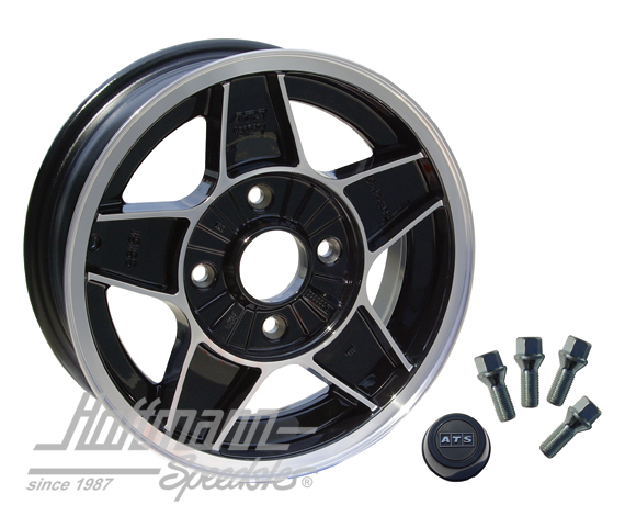 Cerchio ATS, 5.5x15, ET25, nero / lucido | 055525 1900 001 | 070-6012