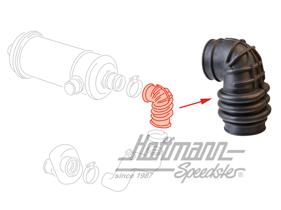 Collettore di aspirazione, Furgone T3, T-Diesel, sopra | 068 129 626 | 308-6032