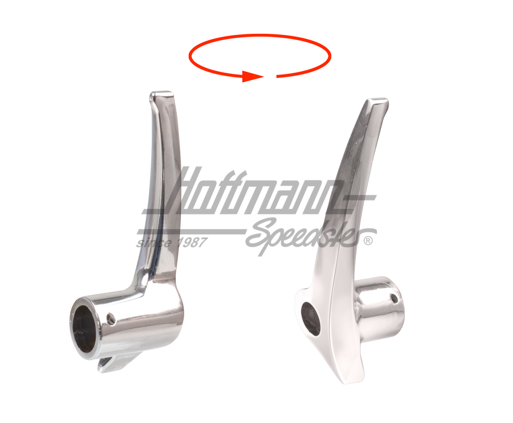 Chiusura, deflettore, cromata, destra                                                               