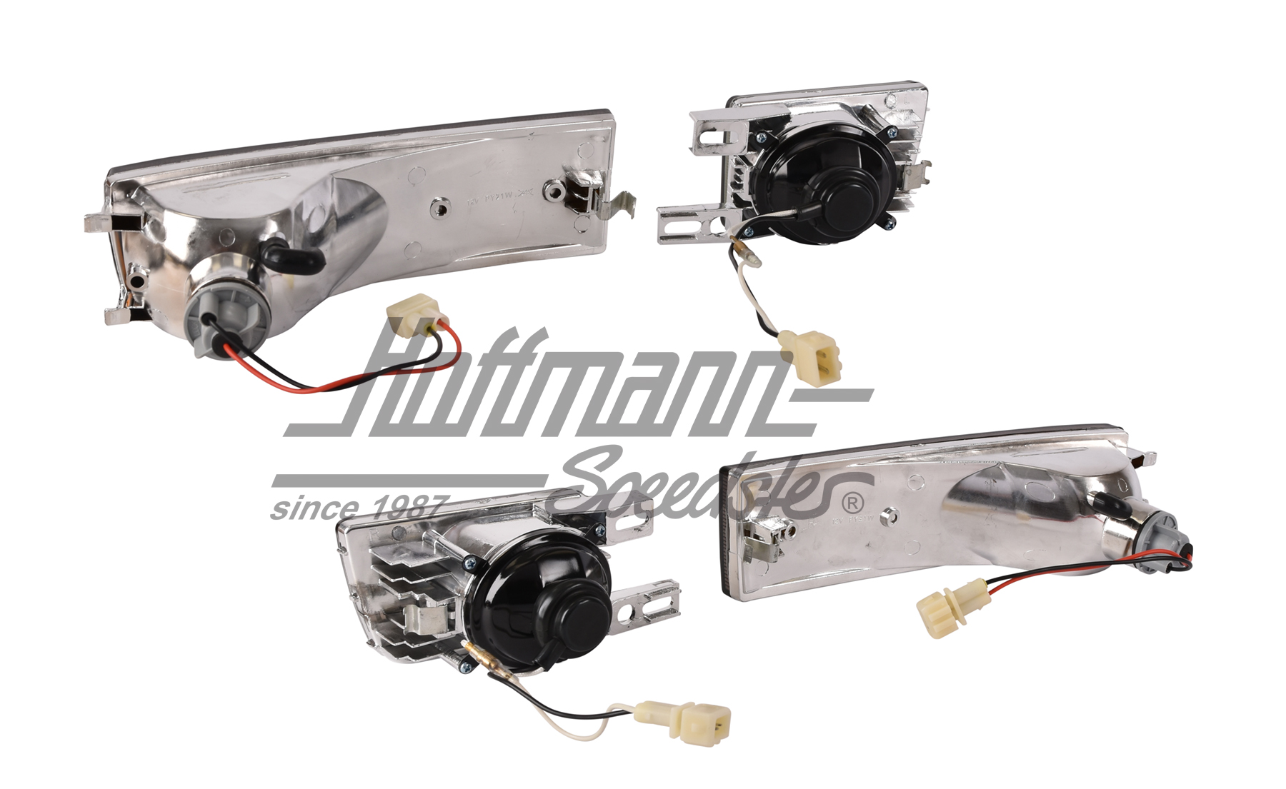 Set di lampeggiatore/luci antinebbia, chiaro/nerofumo                                               