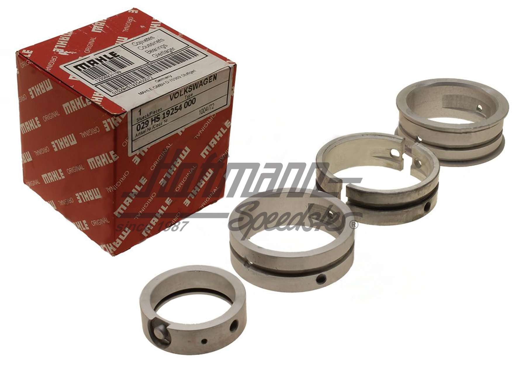 Cuscinetto principale, 0.50/Std./collare Std. 22mm, acciaio | 111 198 471 | 010-0145-50