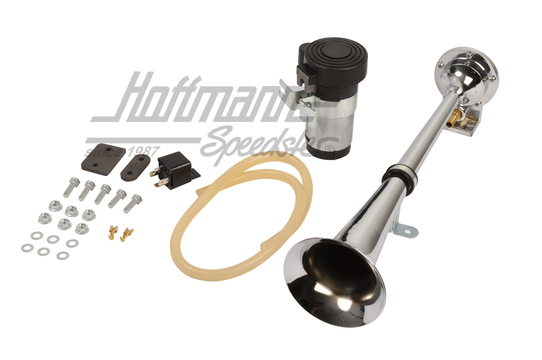 Fanfara, 1 corno, con compressore d'aria, 12V | 83KM 1200 | 200-8023