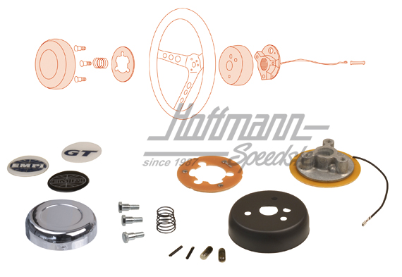 Mozzo per volante, (adattatore), Empi, 74-86 | --- --- --- | 020-3288-14