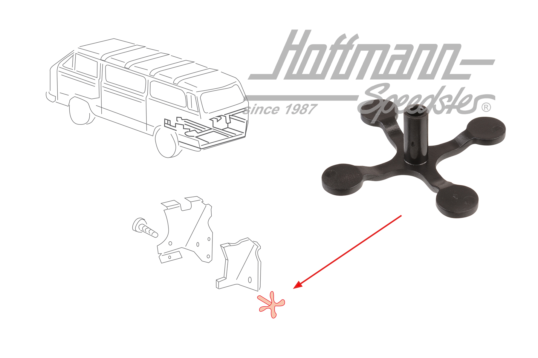 Boccola, isolamento, motore, Diesel/T-Diesel | 251 863 987 A | 308-9100