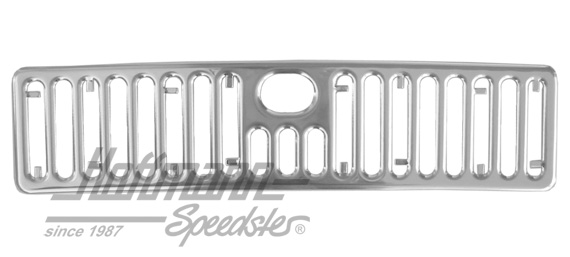 Griglia decorativa cofano anteriore, alluminio, solo per 1303, cromo | 10053 | 020-2029