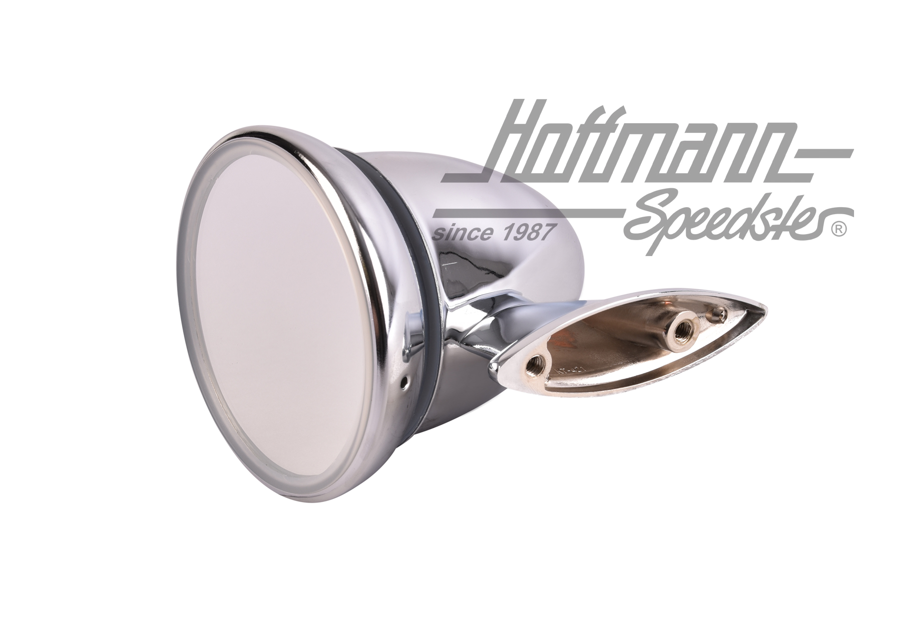 Specchio sportivo "Torpedo", cromato, sinistra/destra                                               