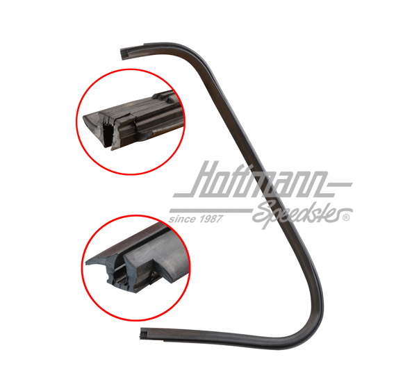 Guarnizione deflettore, sinistra, fissa | 211 837 625 A | 090-6164-01