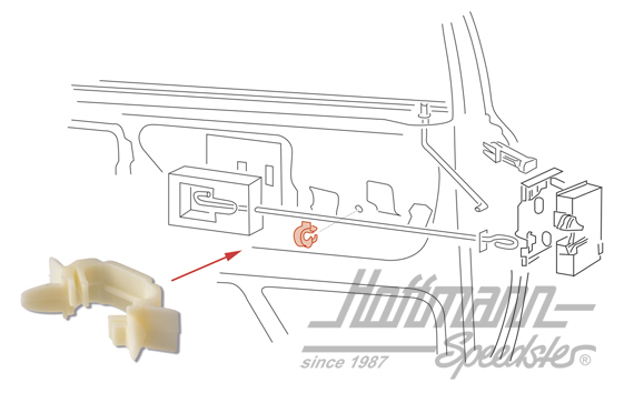 Clip, tirante, apriporta, Golf 2                                                                    
