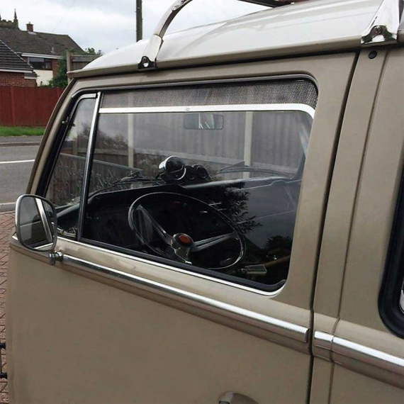 Griglia di ventilazione, vetro a manovella, Furgone T2                                              