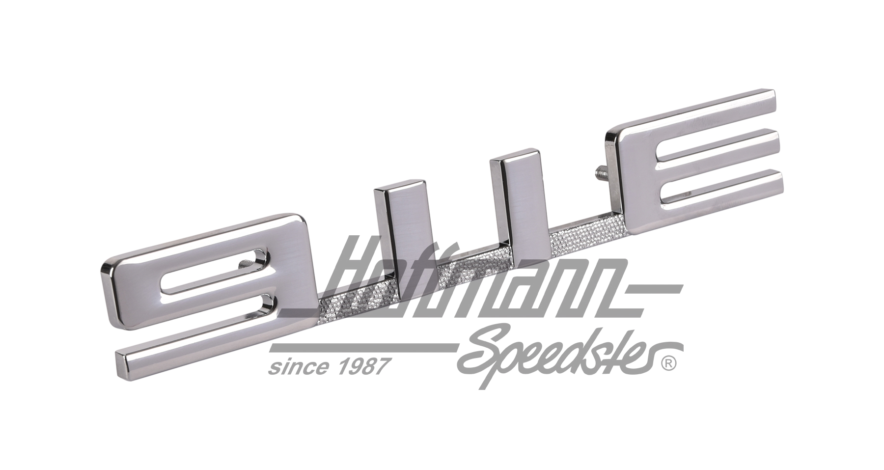 Logo, 911 E, cromato                                                                                