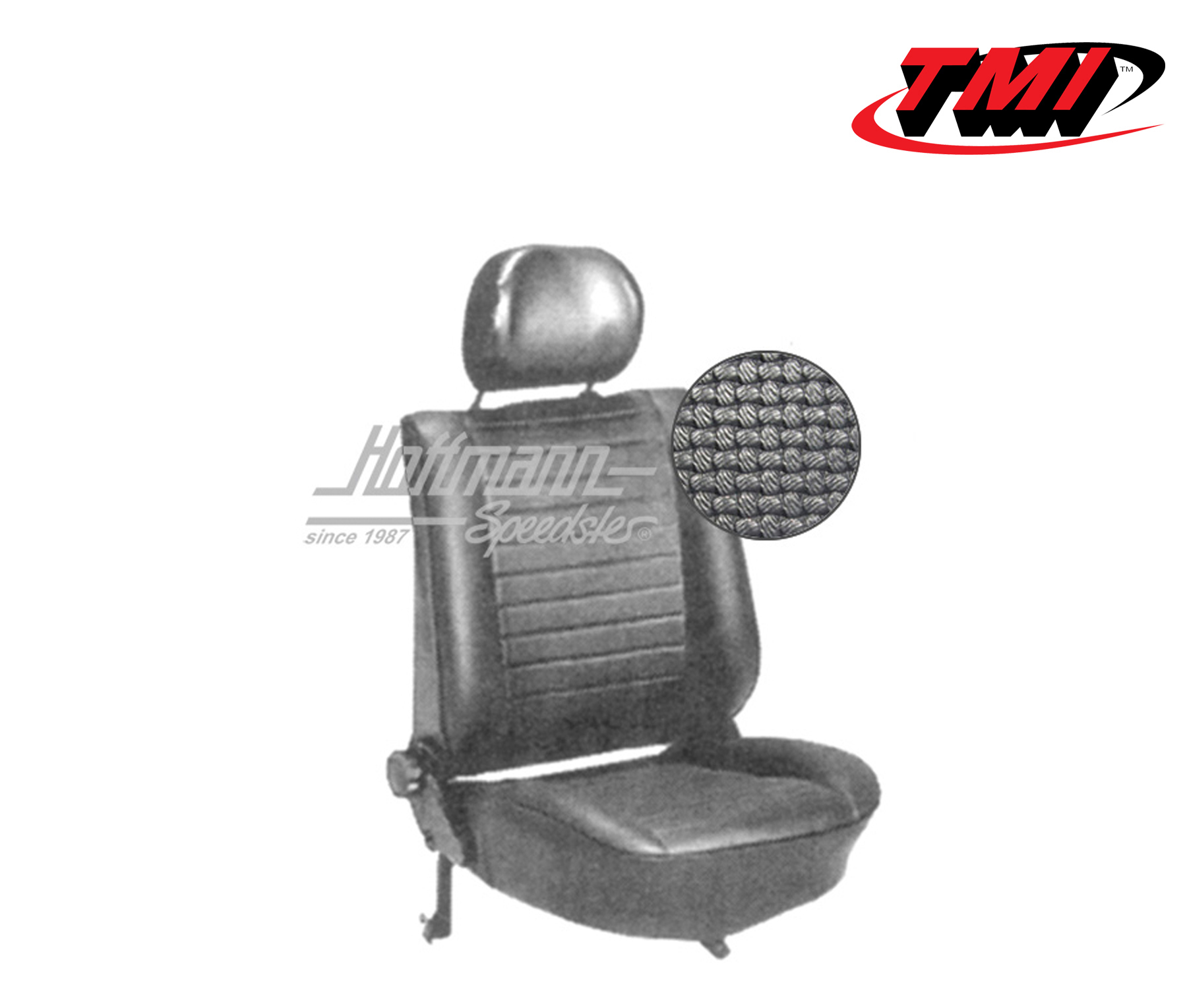 Coprisedili, Cabriolet, 8.76-, tessuto di cestino, nero | 43-1328-01 | 055-6440