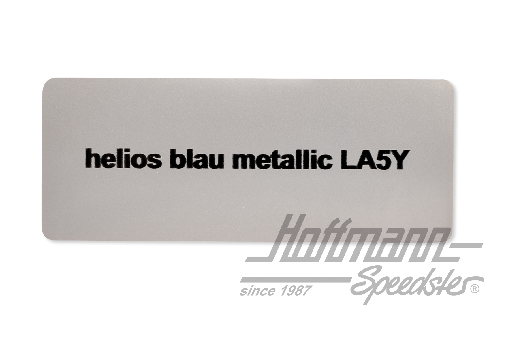 Adesivo, numero di colore LA5Y, blu helios metallizzato | LA5Y | 021-0180-32