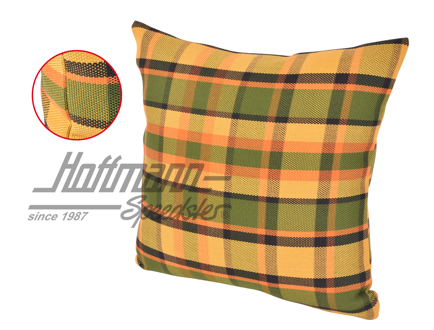 Cuscino, Westfalia, giallo/arancione, 39x39cm |  | 098-1310-59