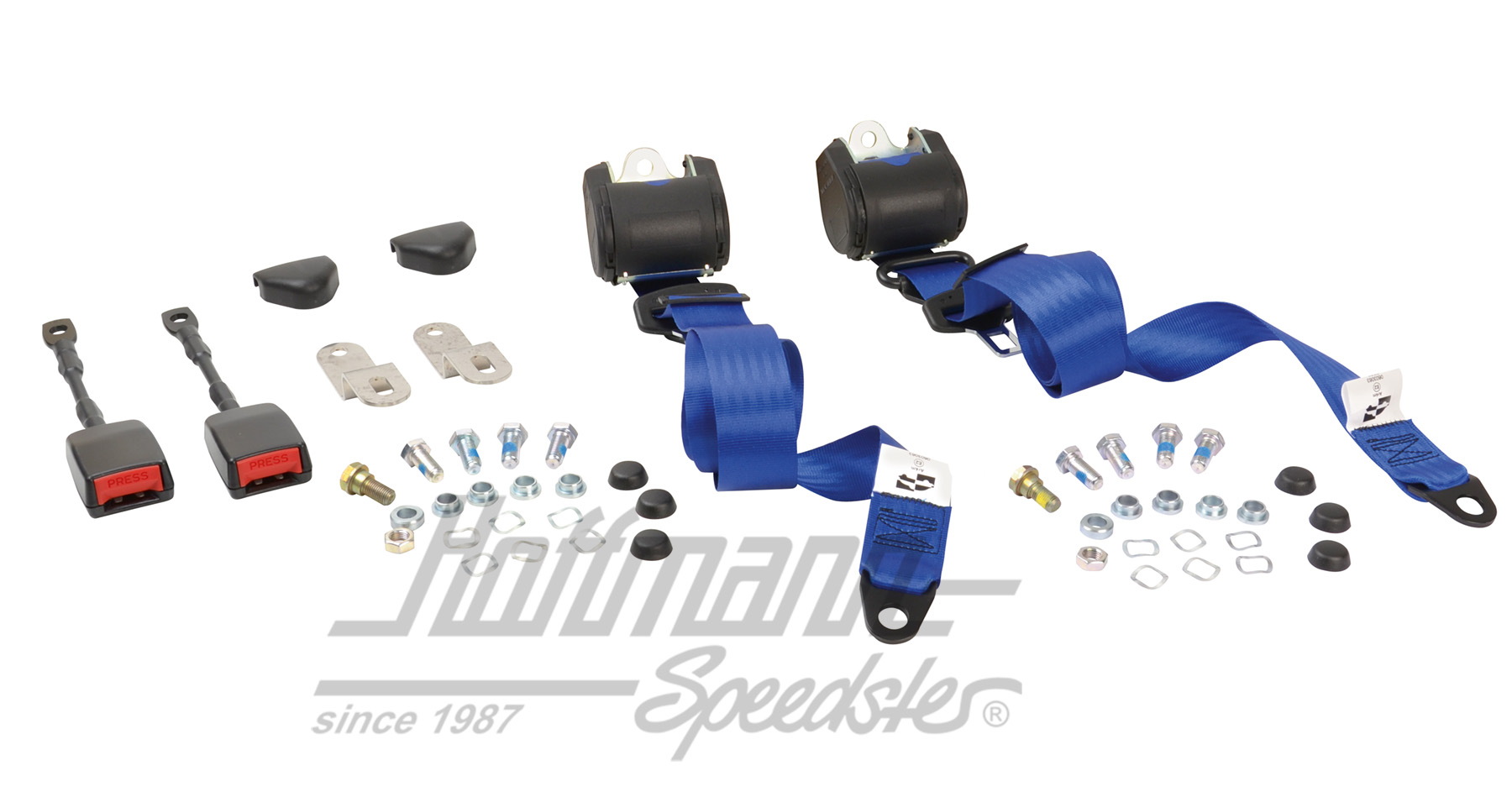 Cintura di sicurezza automatica, anteriore, Berlina / Cabriolet, blu | DE0573-02KS | 045-9180-03