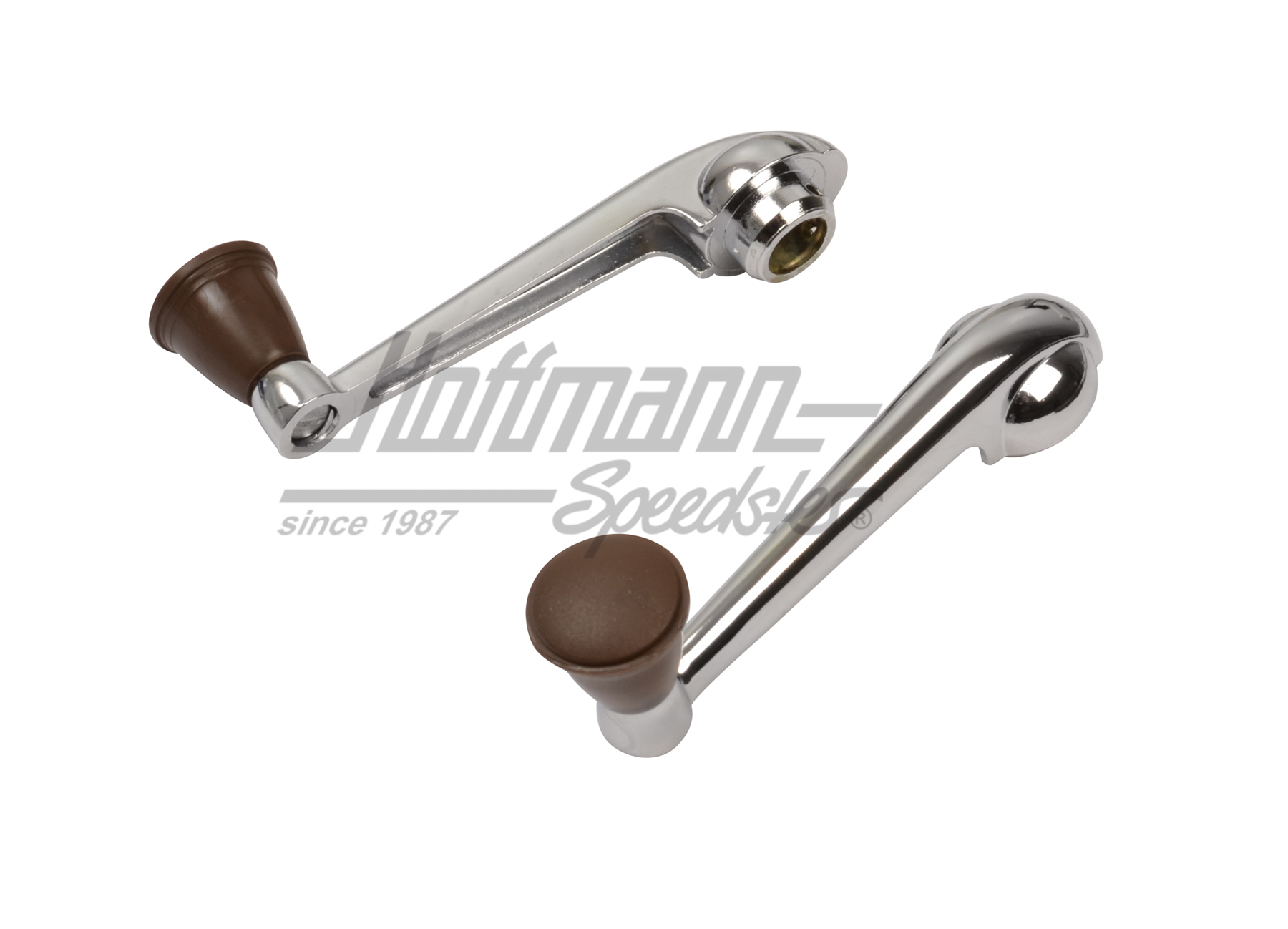 Maniglia alzavetri, di serie, cromata/marrone, -7.67                                                