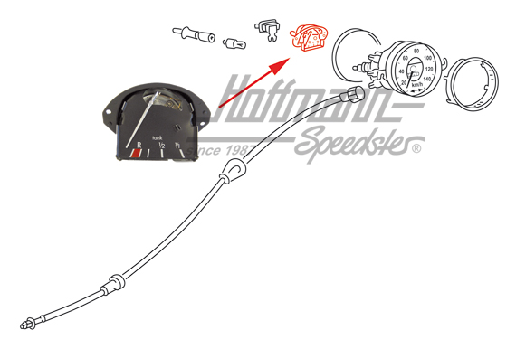 Indicatore livello carburante, 8.67-11.85 | 113 957 063 B | 020-4158