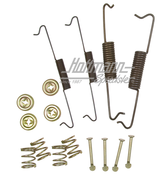 Set di montaggio, ganasce del freno, anteriore, 12-1500, 64-                                        