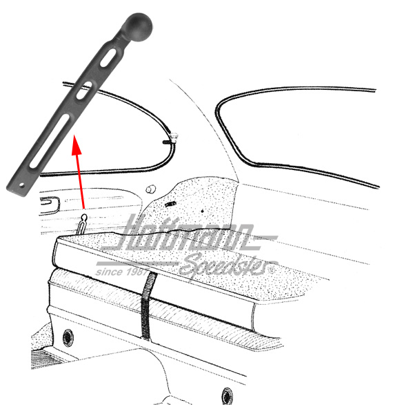 Fermasedile posteriore, 12-47-, lungo | 113 885 583 L | 055-5005-06