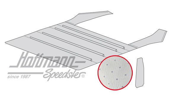 Cielo, 911, perforato, bianco | 911 555 055 01 | 512-2600