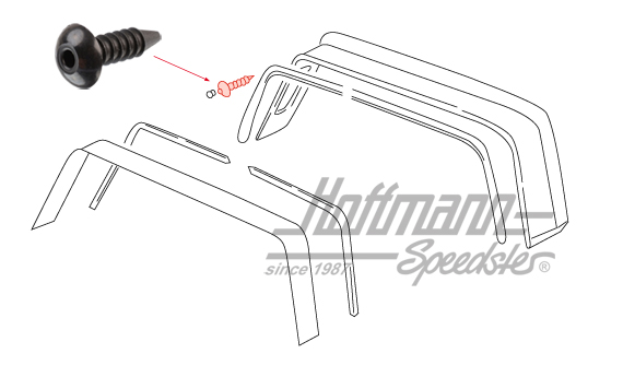 Tappo, guarnizione supporto Targa,  74-98                                                           