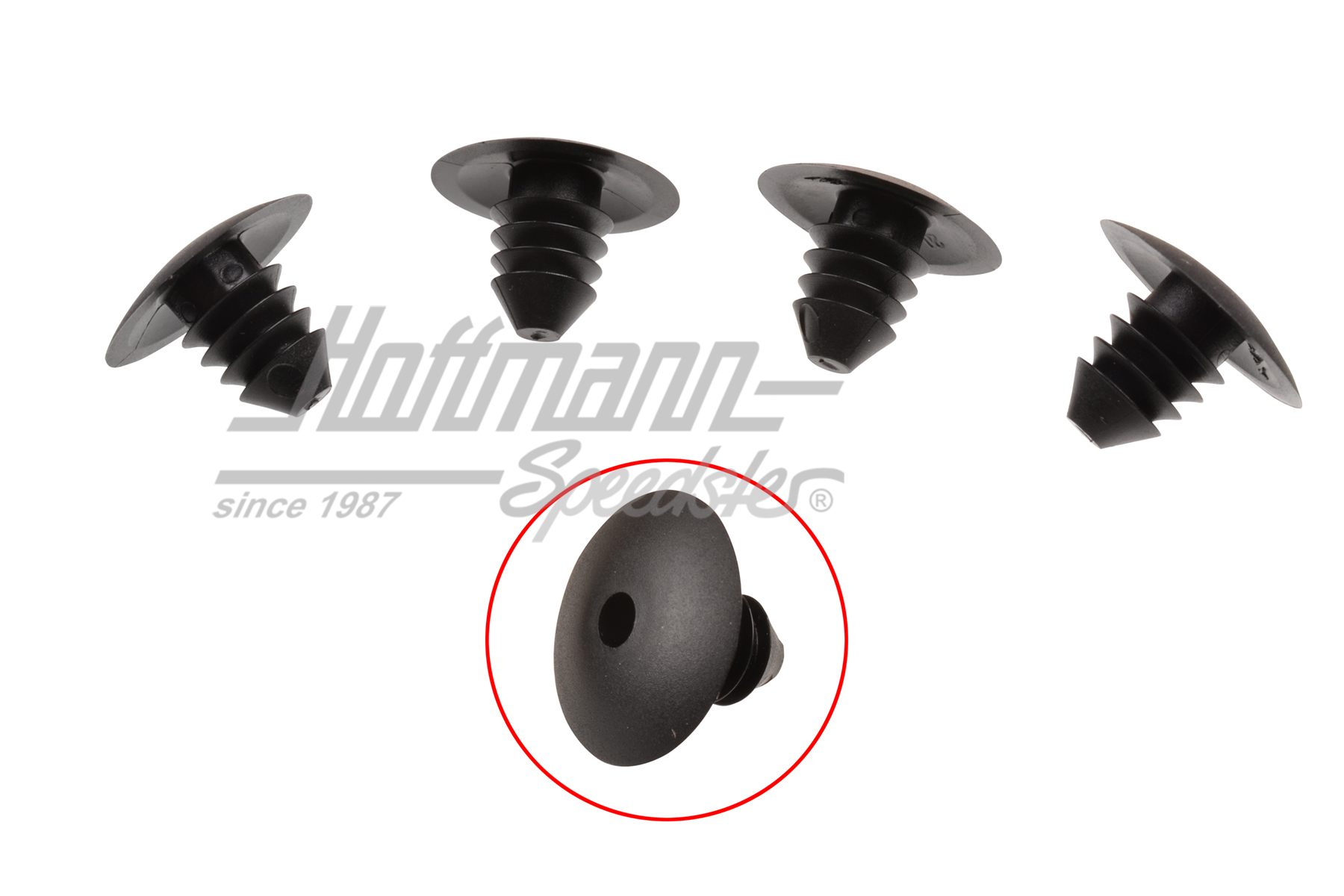 Clip, rivestimento del bagagliaio, Golf 2 | 191 867 199  01C | 208-1160