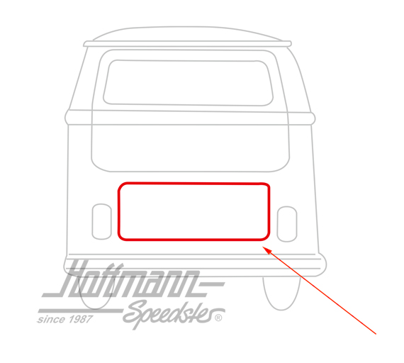 Guarnizione sportello motore, 8.67-7.71, Qualità Superiore                                          