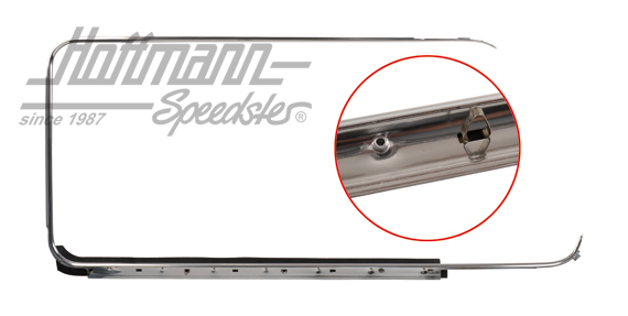 Modanatura per la portiera, argentea, Germania, destra | 211 853 322 B | 090-6152-02