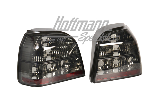 Luci Posteriori, Golf 3, nero/trasparente                                                           