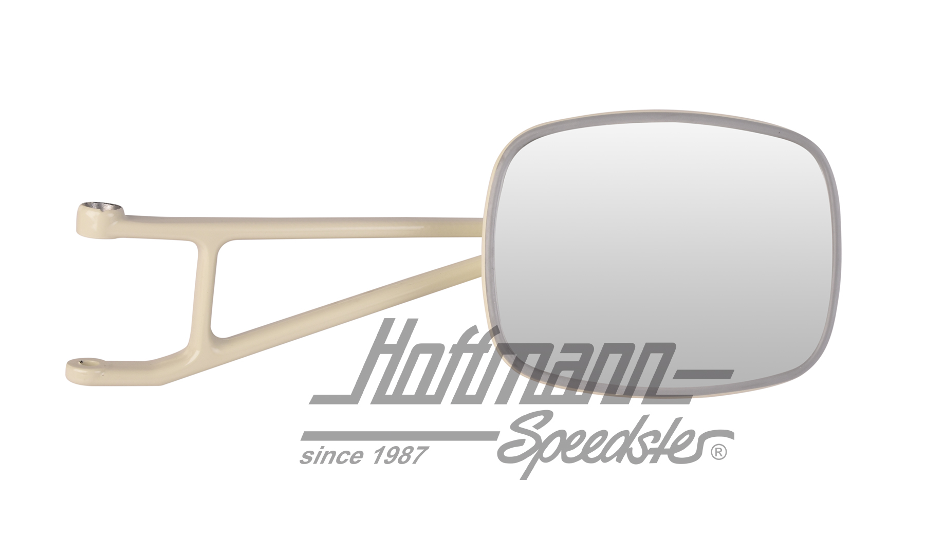 Specchio retrovisore, Furgone T2 Pick-up, destro, bianco pastello | 261 857 514 B 90D | 097-1068-12