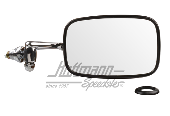 Specchietto retrovisore, Berlina, acciaio inossidabile, destro | 113 857 514 D SS | 045-9202-02