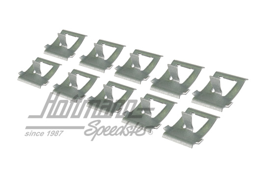 Clip per modanatura pedana, 33 mm, set | 113 853 559 | 020-2100-35