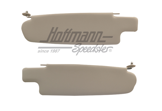 Visiere parasole, bianco crema, Furgoneta T2, 67-79 | 211 898 550 | 098-0150-10