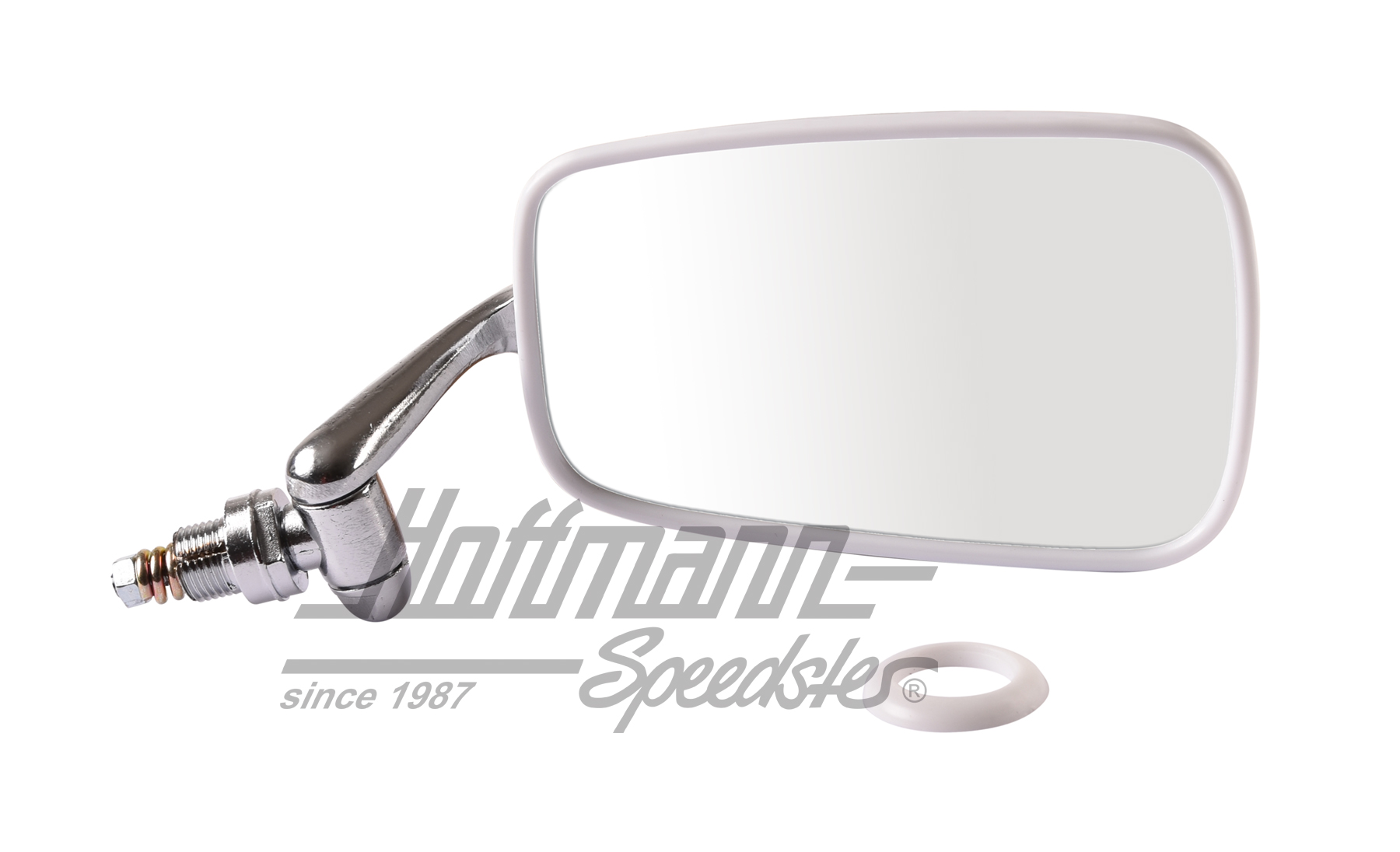 Specchietto retrovisore, Berlina, cromato/blanco, destro | 113 857 514 D | 045-9202-22