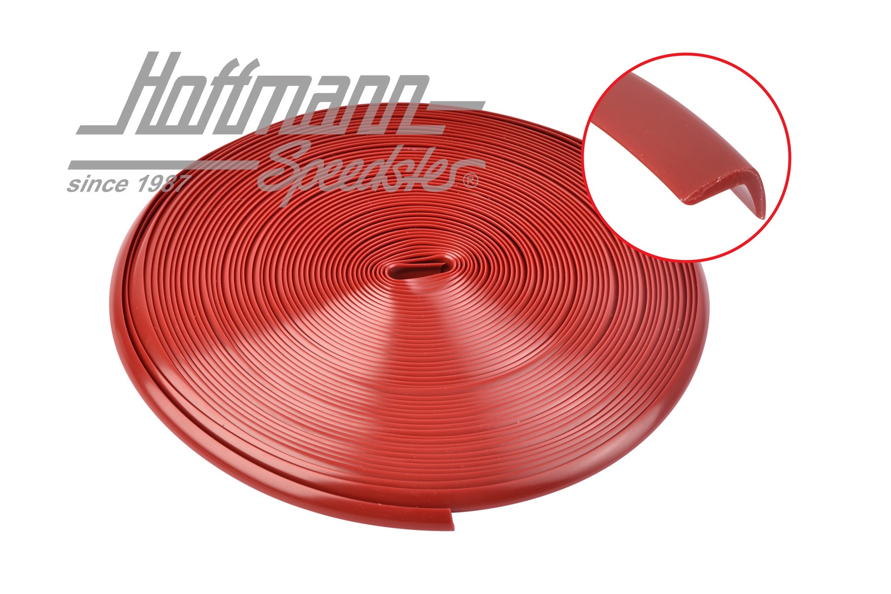 Listello modanatura, Furgone T1 Samba, rosso salmone | 241 853 590SWR | 089-6300-11